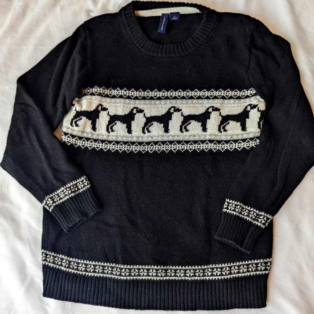 Janie and Jack Knit Dog Sweater